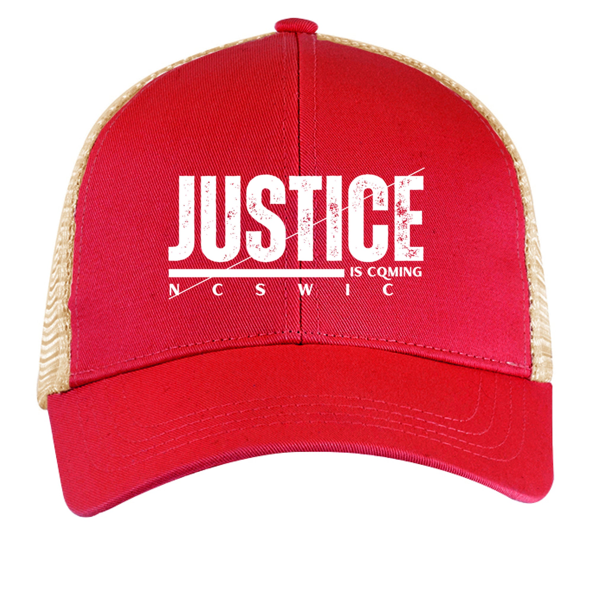 RED / OYSTER - FRONT