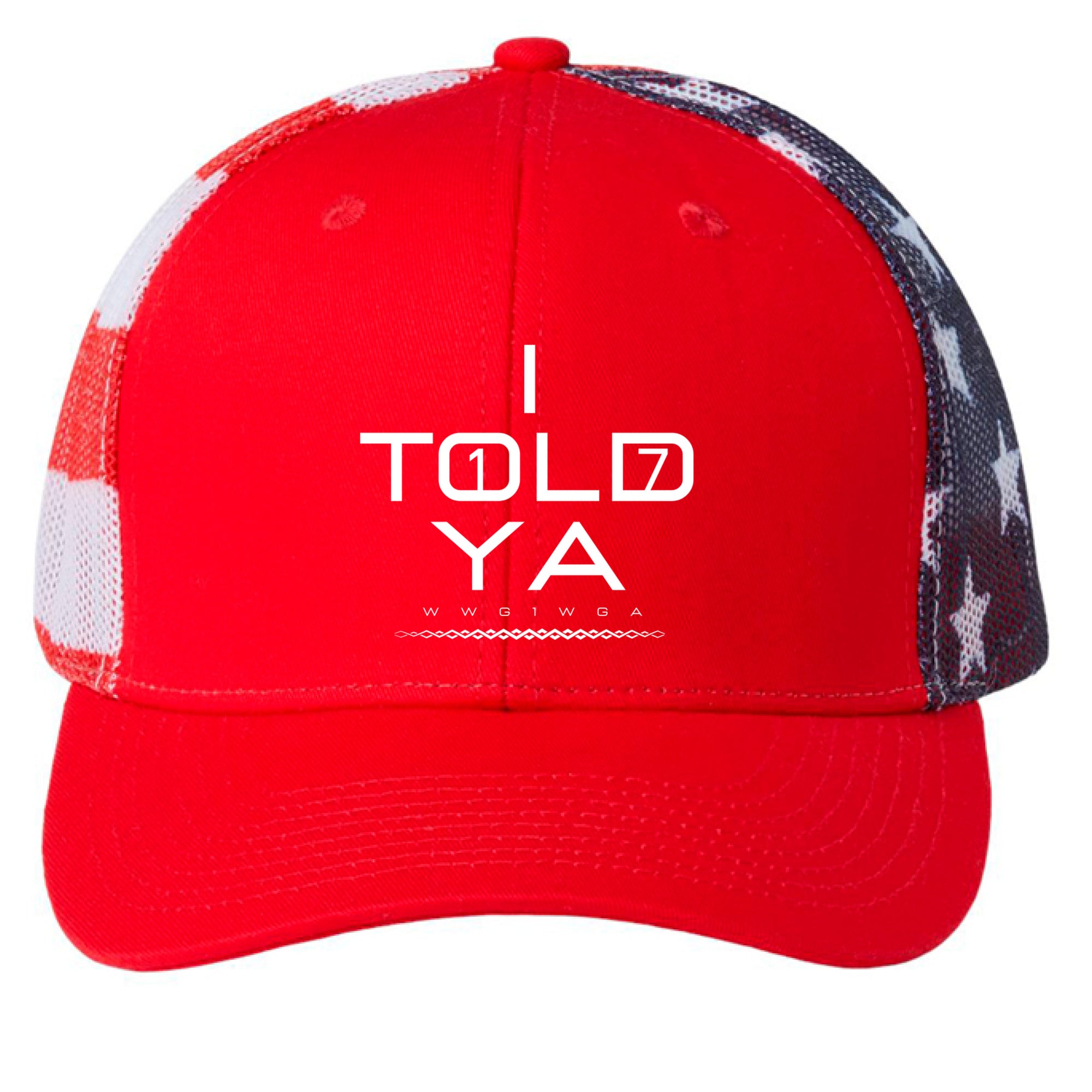 Red/ USA Flag - FRONT