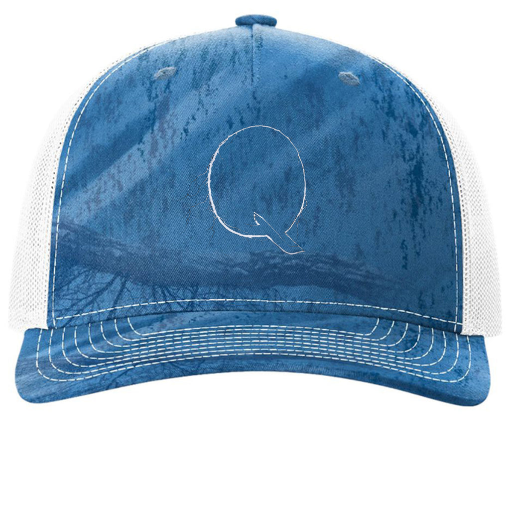 Realtree Fishing Light Blue/ White - FRONT