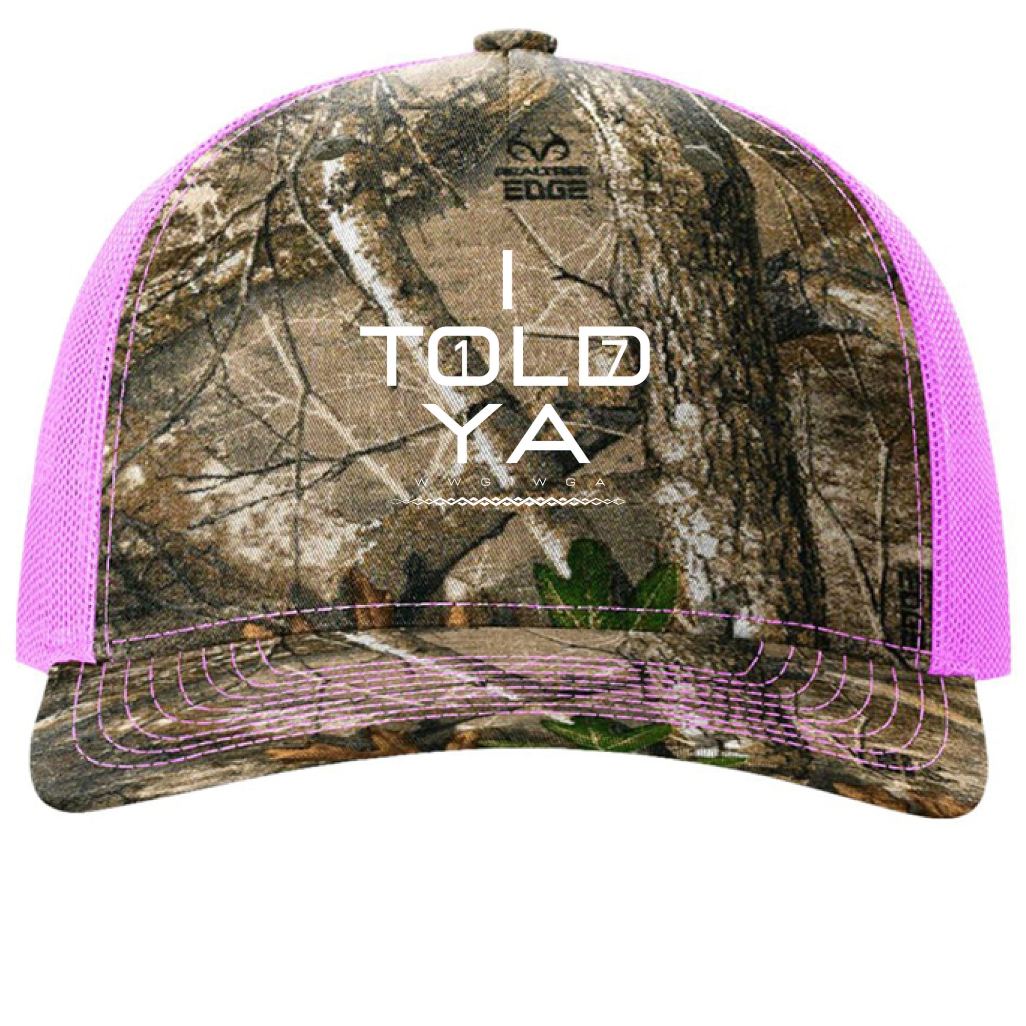 Realtree Edge/ Neon Pink - FRONT