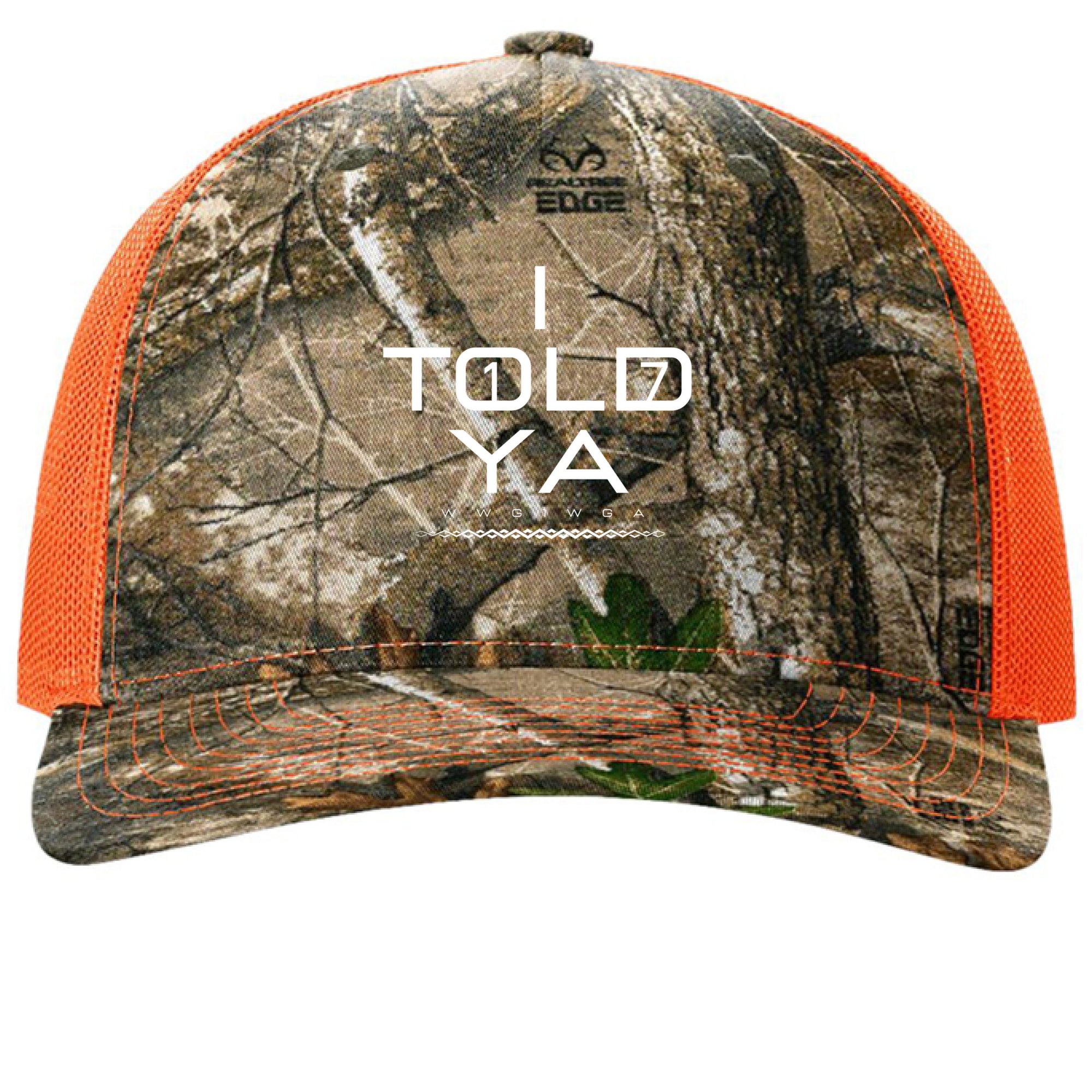 Realtree Edge/ Neon Orange - FRONT
