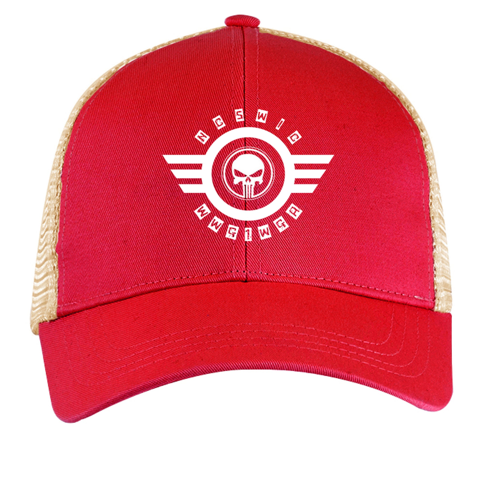 RED / OYSTER - FRONT