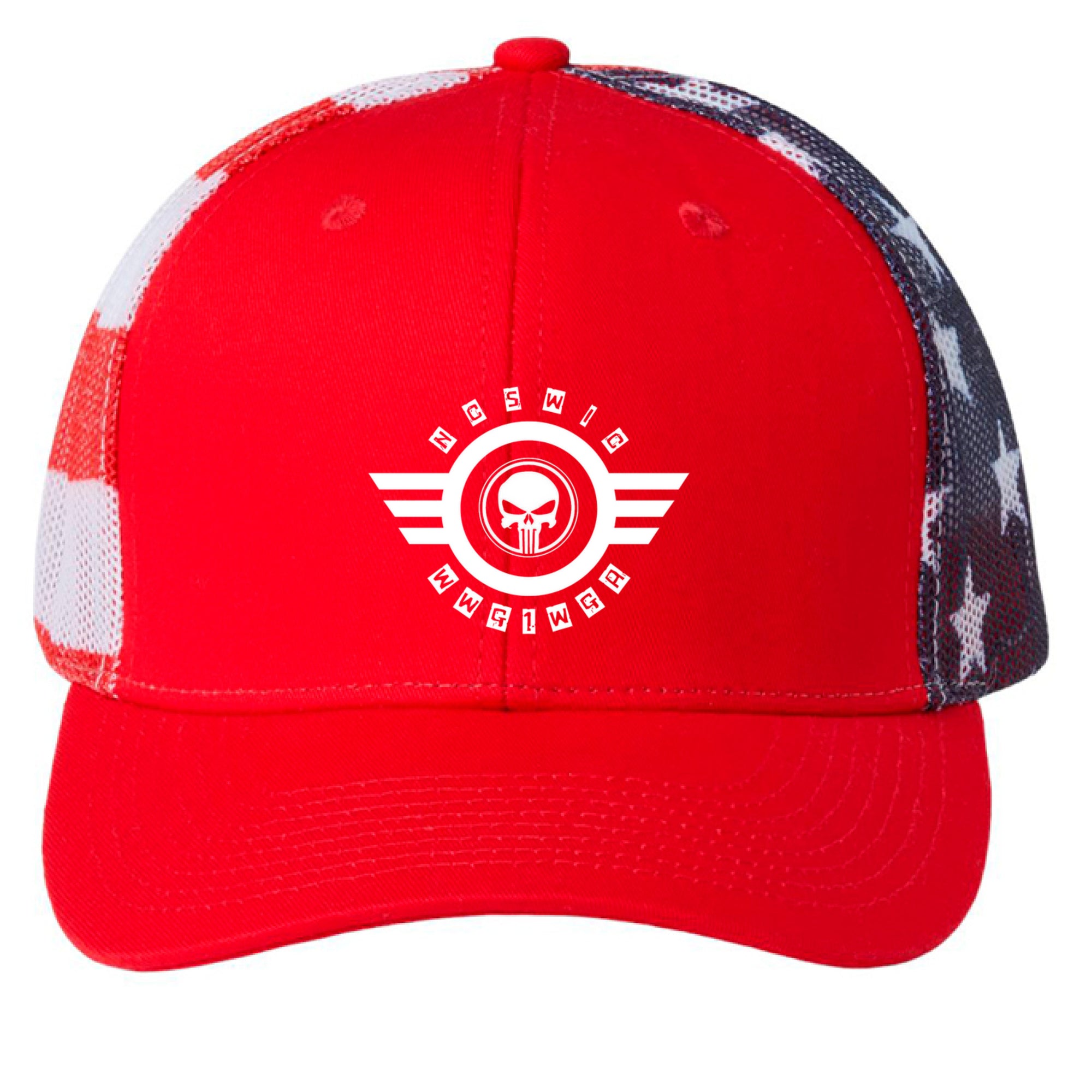 Red/ USA Flag - FRONT