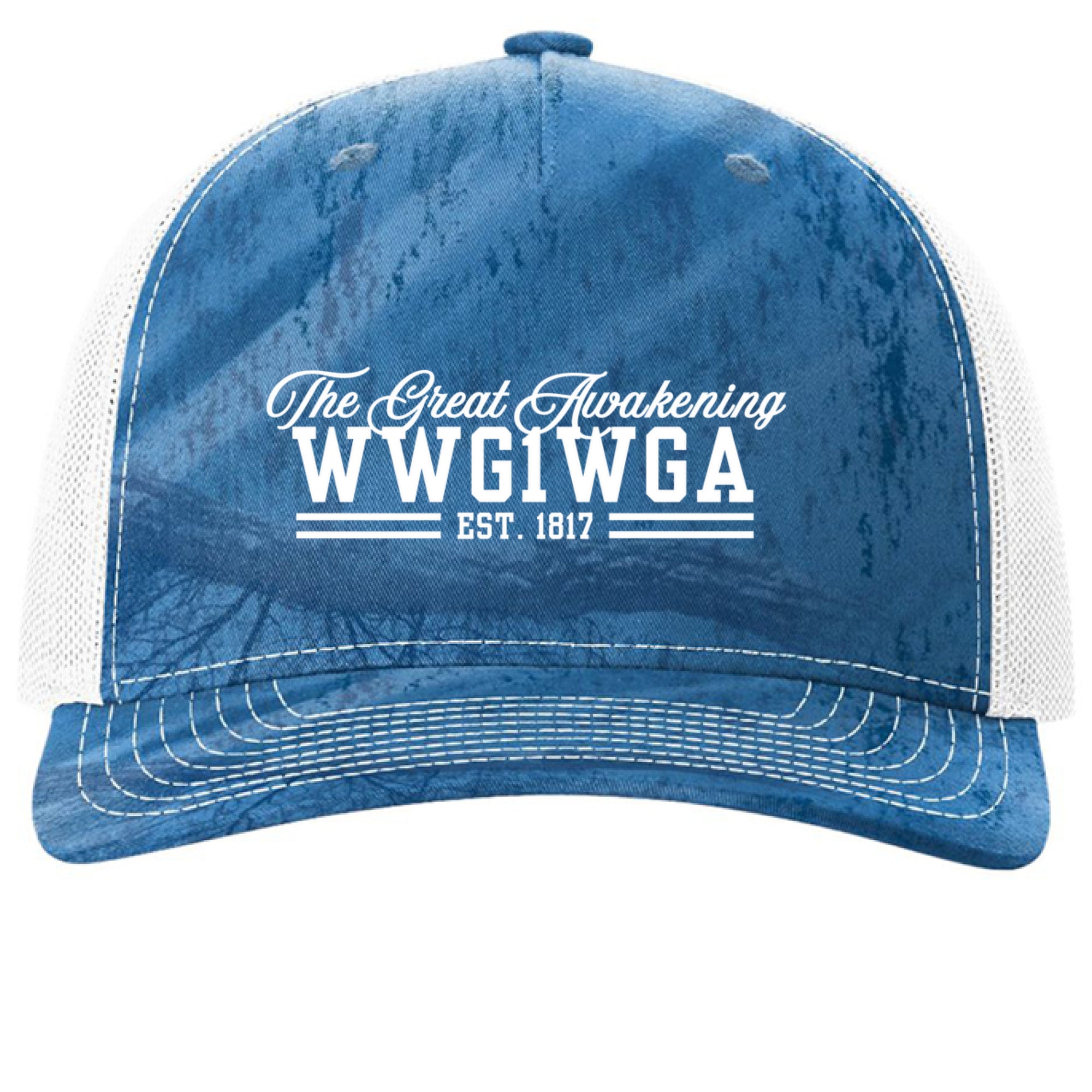 Realtree Fishing Light Blue/ White - FRONT