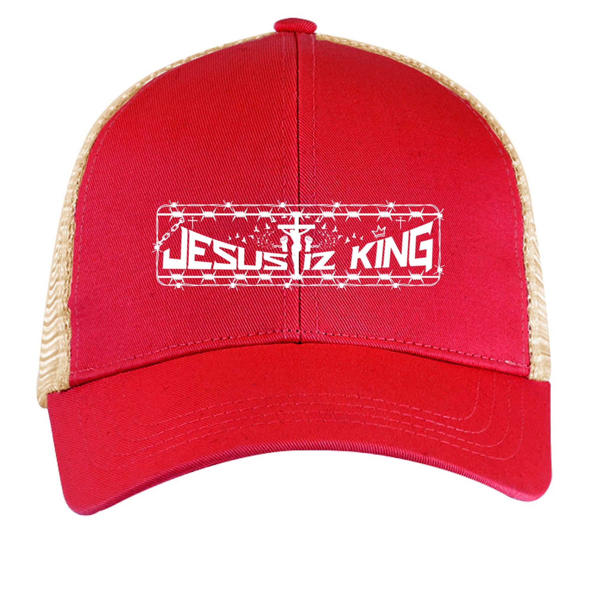 RED / OYSTER - FRONT