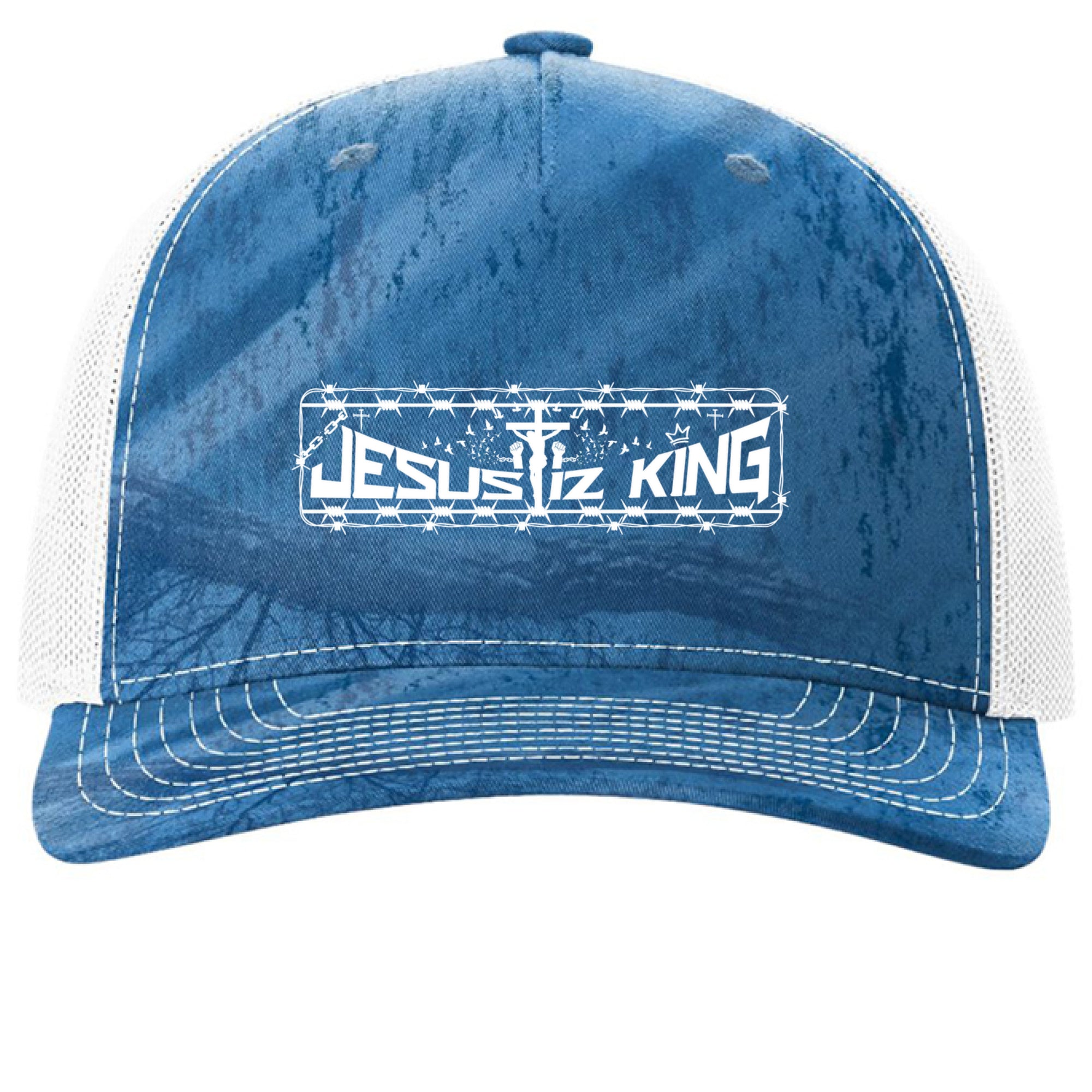 Realtree Fishing Light Blue/ White - FRONT