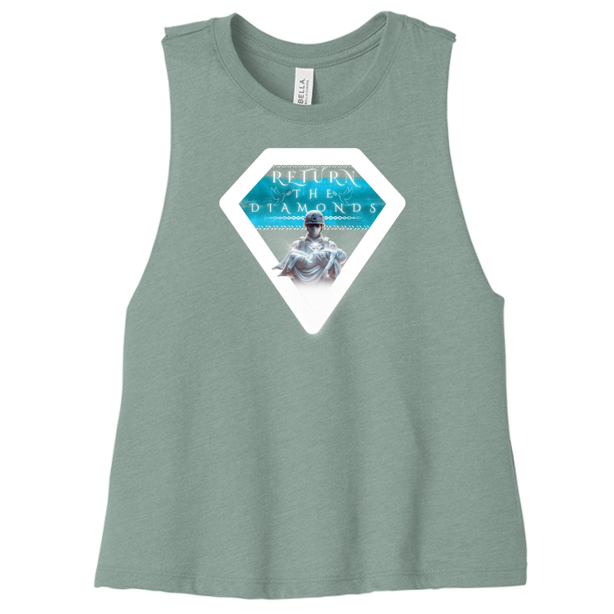 Heather Dusty Blue - FRONT