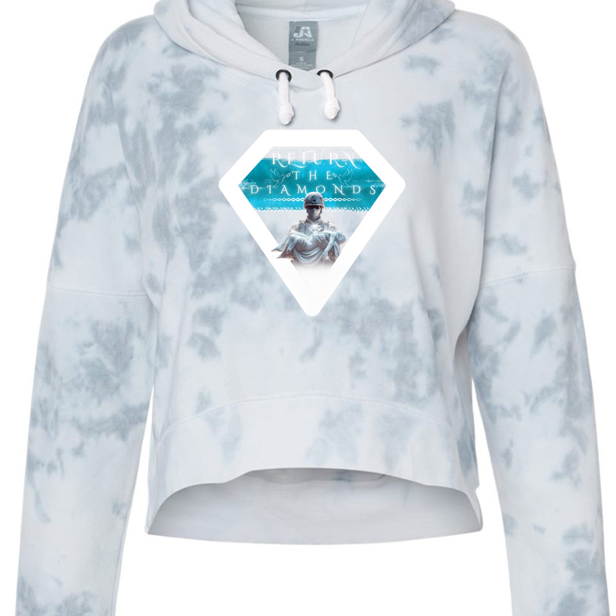 Grey Tie Dye - FRONT